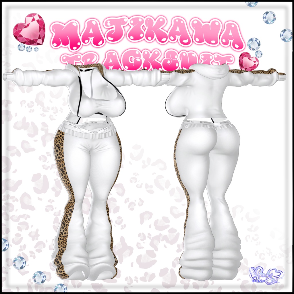 「伊邪那美」マジカワ ギャルジャージー  Majikawa Gyaru Tracksuit 衣装セット VRChat Modular Avatar対応 Unitypackage