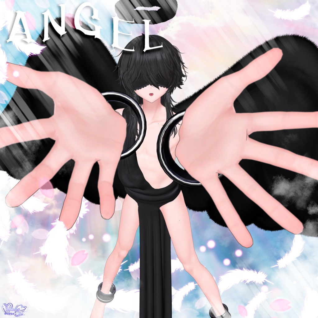 Mens Angel Outfit メンズ 天使の衣装 😇Modular Avatar対応 Unitypackage for VRChat