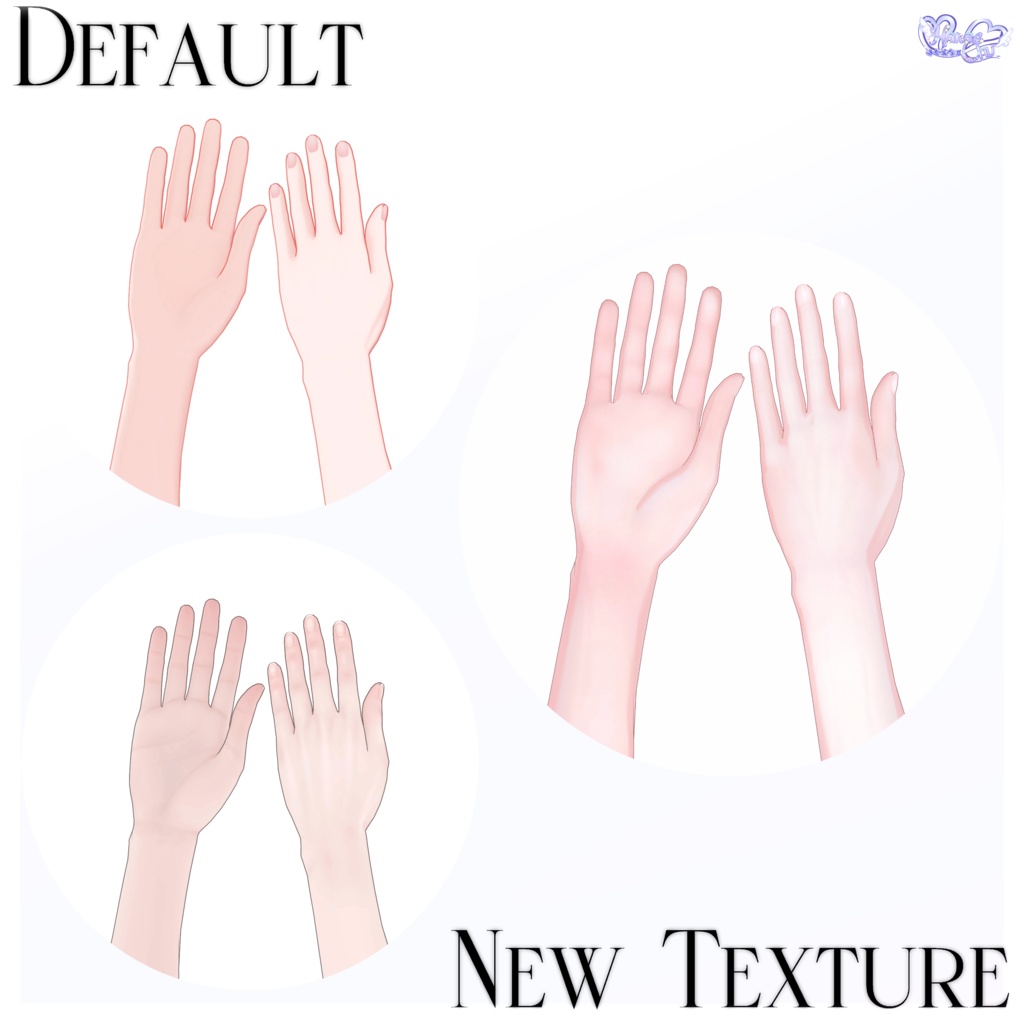 【 +Head 】Healthy Body Texture Set 健康的な肌テクスチャセット