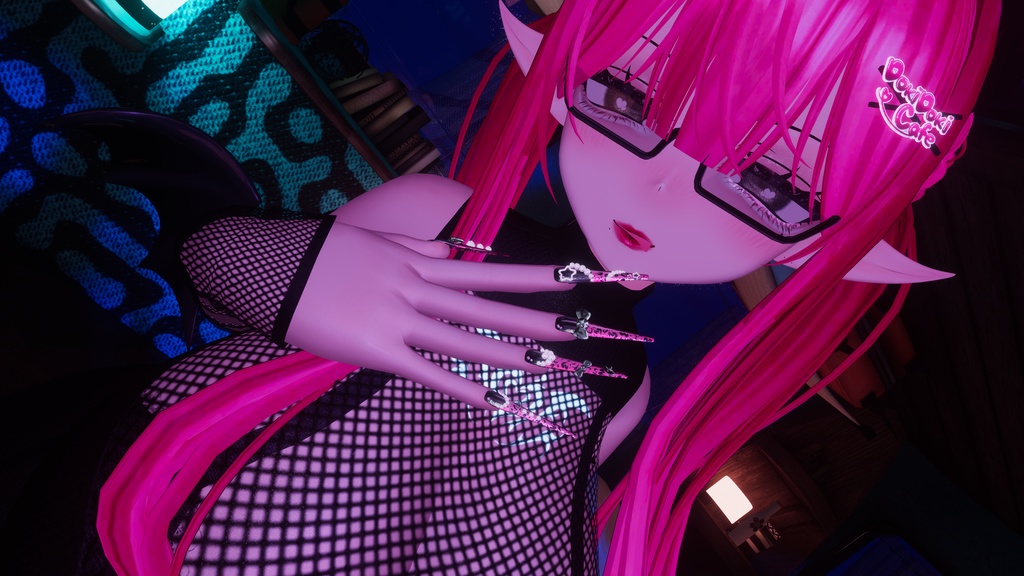 「マジカワネイル」- Majikawa Nailz Set 💅🏻˚₊‧⁺ 3D Model Unitypackage Modular Avatar対応