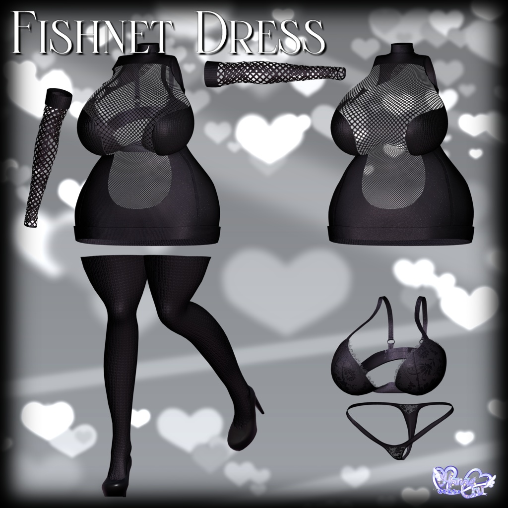 Fishnet Dress Set フィッシュネットドレス 「伊邪那美」