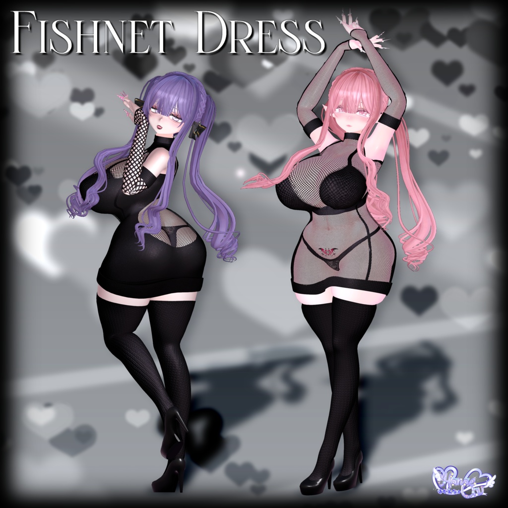 Fishnet Dress Set フィッシュネットドレス 「伊邪那美」
