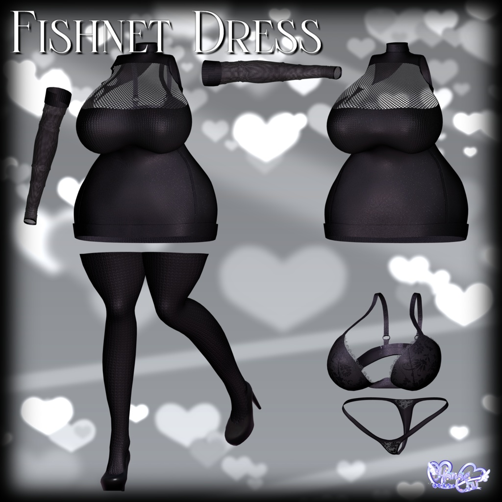Fishnet Dress Set フィッシュネットドレス 「伊邪那美」