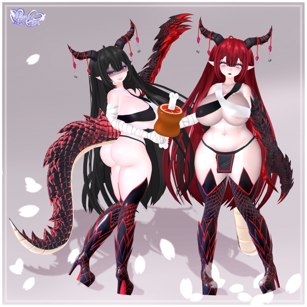 Dragon Outfit Set なんか見たことあるドラゴン衣装 「伊邪那美」