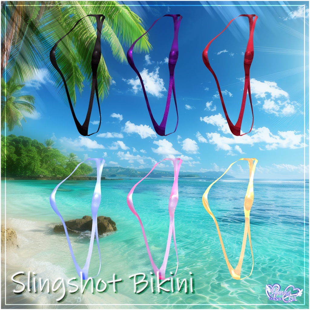 「伊邪那美2.0向け」Slingshot Bikini スリングショットビキニ Modular Avatar Unitypackage