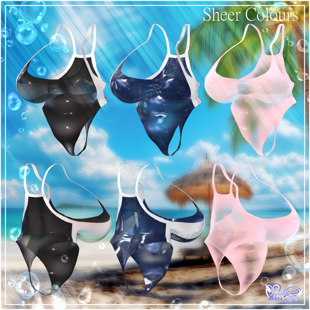 「伊邪那美2.0向け」CRITICAL BURST Swimsuit クリティカルバースト 水着 Modular Avatar Unitypackage