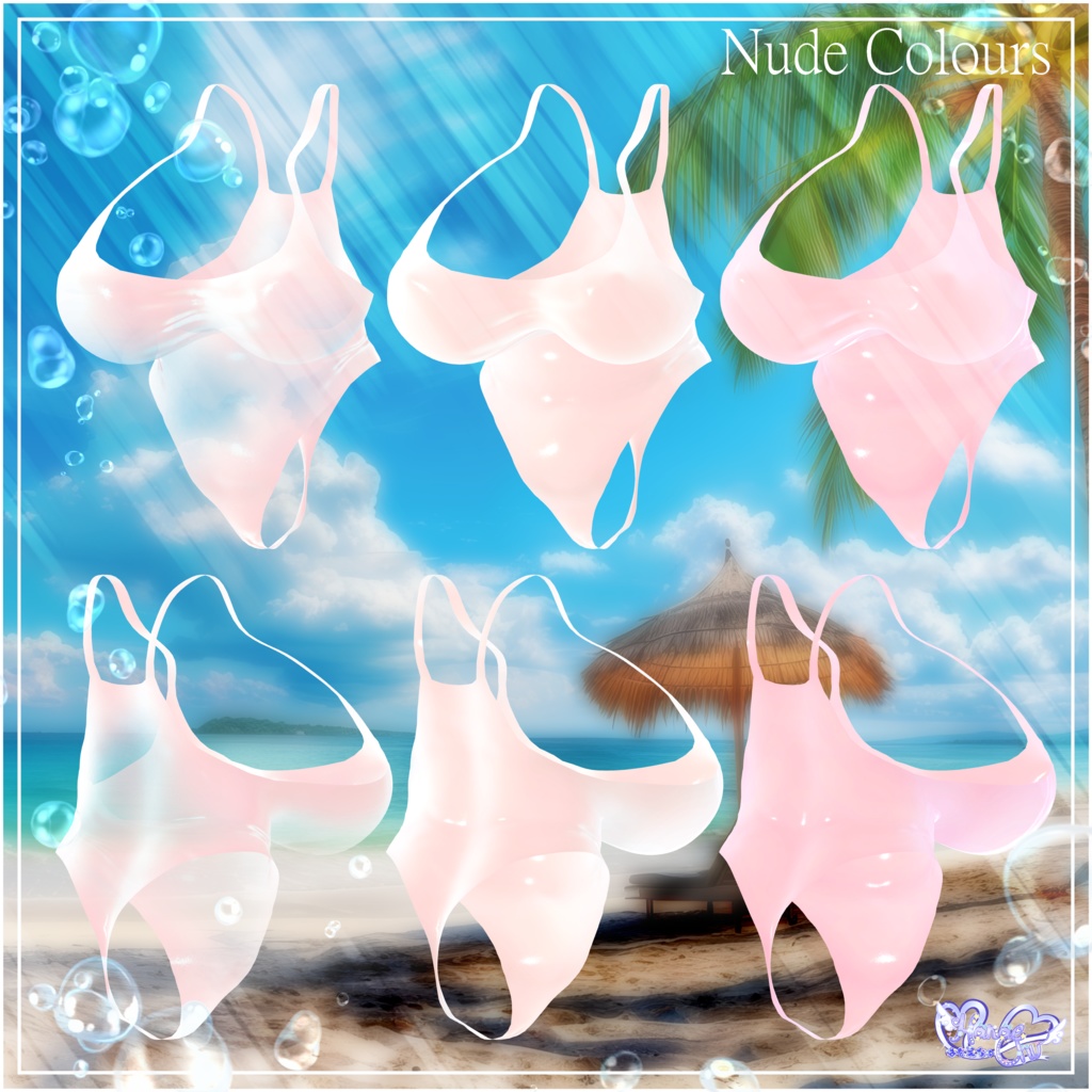 「伊邪那美2.0向け」CRITICAL BURST Swimsuit クリティカルバースト 水着 Modular Avatar Unitypackage