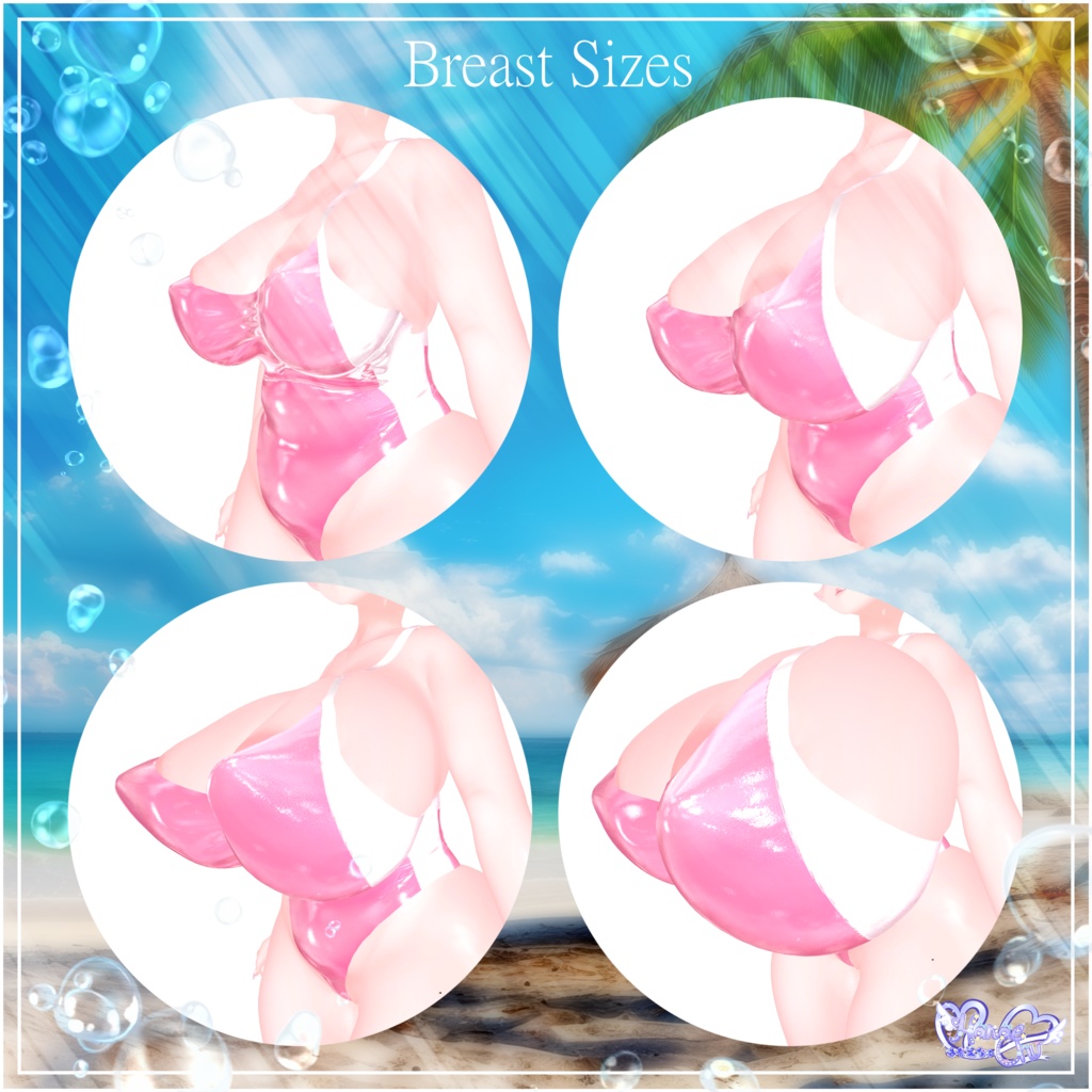 「伊邪那美2.0向け」CRITICAL BURST Swimsuit クリティカルバースト 水着 Modular Avatar Unitypackage