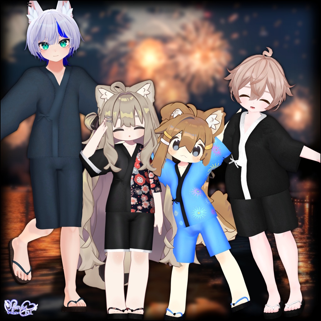 2025 SUMMER Mens Jinbei Set メンズの甚平衣装セット