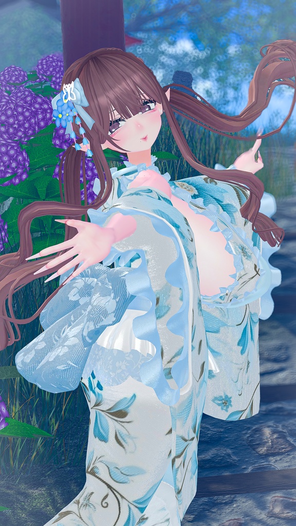 「伊邪那美2.0対応」Summer Yukata 2025 夏祭り浴衣 Modular Avatar Unitypackage