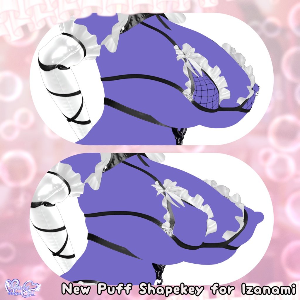 「伊邪那美2.0対応」 MILK MAID 🍼🍓 ミルクメイド 衣装セット Modular Avatar Unitypackage