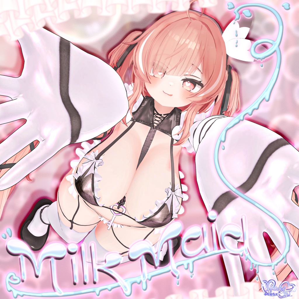 「伊邪那美2.0対応」 MILK MAID 🍼🍓 ミルクメイド 衣装セット Modular Avatar Unitypackage