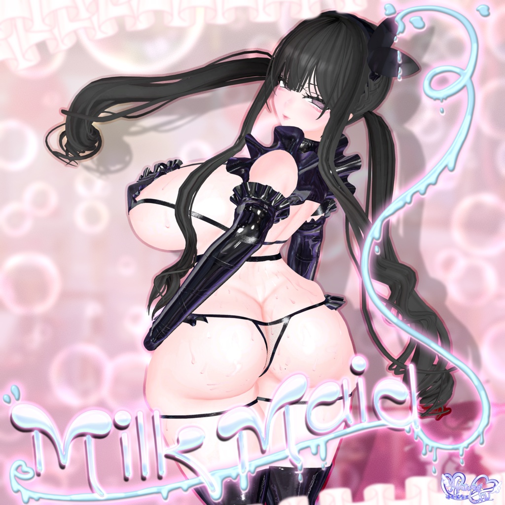 「伊邪那美2.0対応」 MILK MAID 🍼🍓 ミルクメイド 衣装セット Modular Avatar Unitypackage