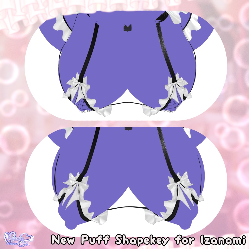 「伊邪那美2.0対応」 MILK MAID 🍼🍓 ミルクメイド 衣装セット Modular Avatar Unitypackage