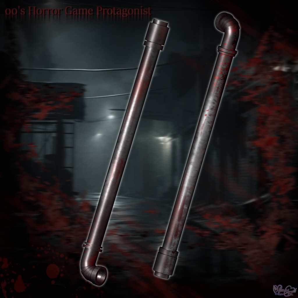 2025 Mens Halloween 🎃「00's Horror Game Protagonist Outfit Set 」「00'sホラゲ主人公の衣装セット」メンズのハロウィン Modular Avatar Unitypackage