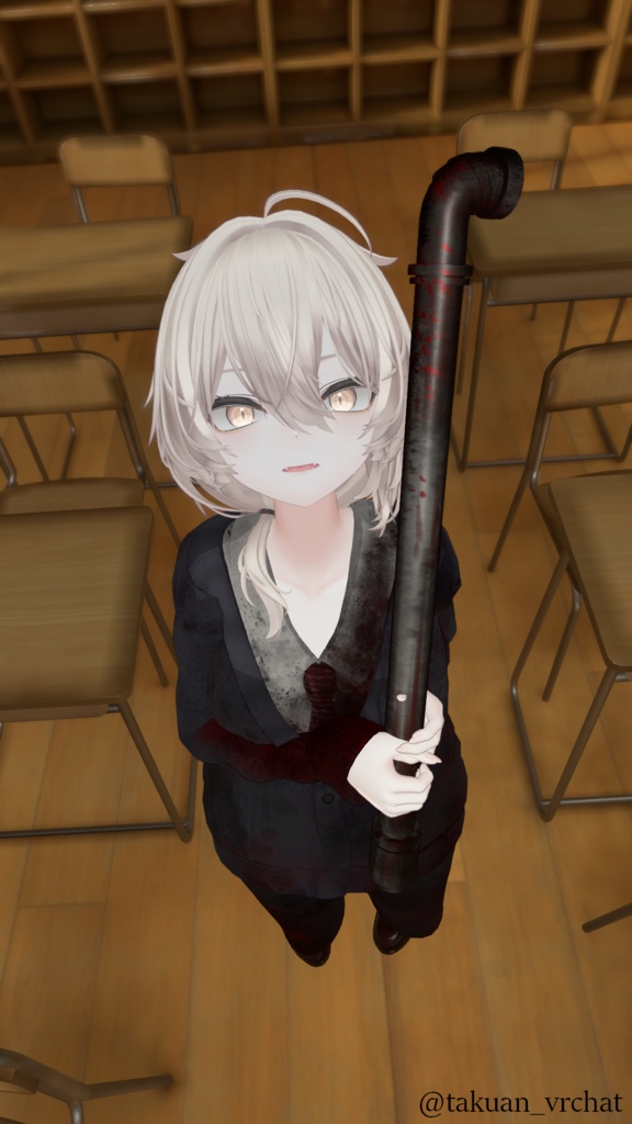 2025 Mens Halloween 🎃「00's Horror Game Protagonist Outfit Set 」「00'sホラゲ主人公の衣装セット」メンズのハロウィン Modular Avatar Unitypackage