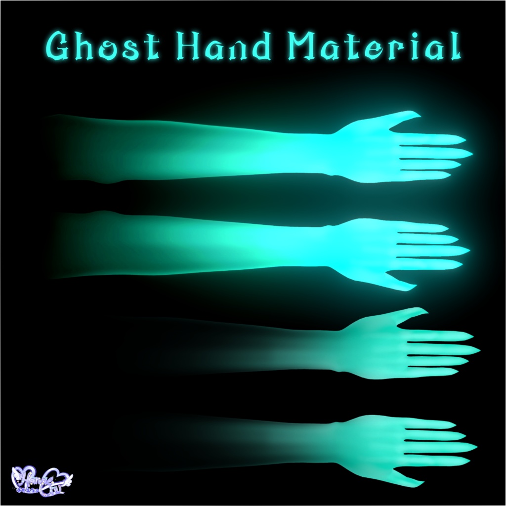 【2025 Halloween Avatar】 Ghost Hands 👻おばけのおてて ハロウィンアバター 🎃 Humanoid Unitypackage