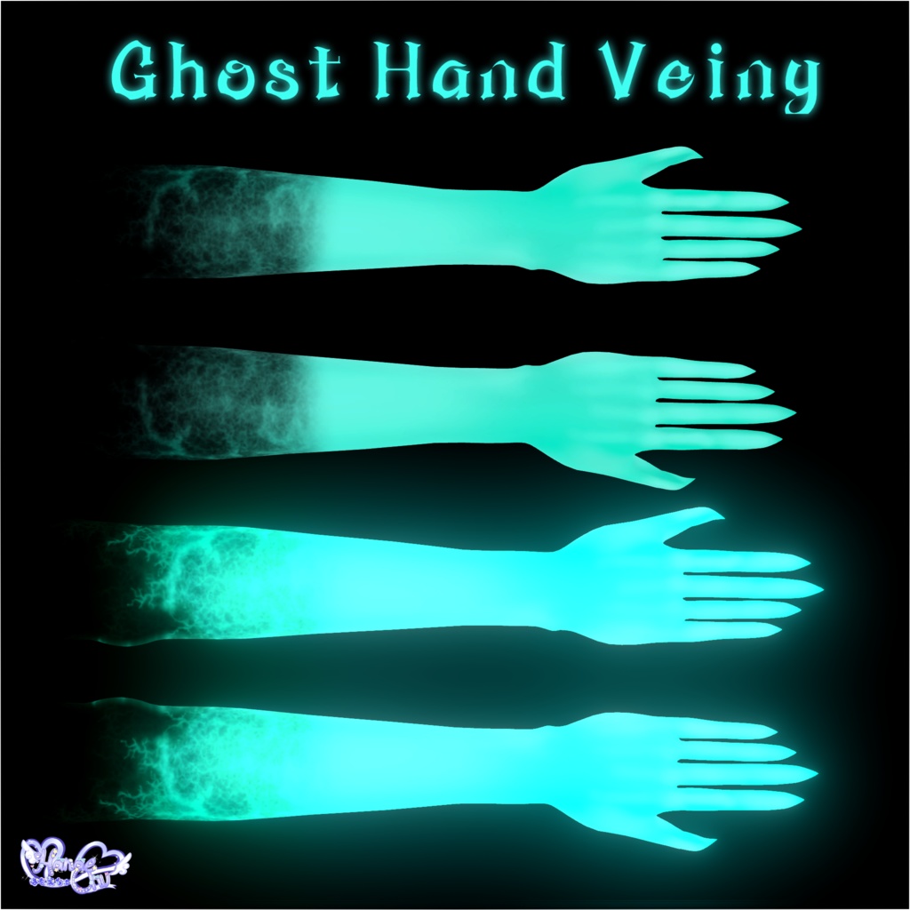 【2025 Halloween Avatar】 Ghost Hands 👻おばけのおてて ハロウィンアバター 🎃 Humanoid Unitypackage