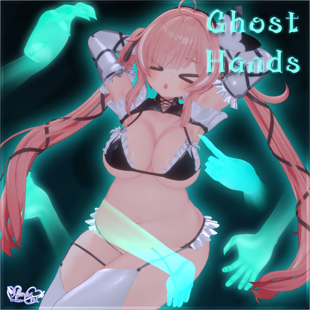 【2025 Halloween Avatar】 Ghost Hands 👻おばけのおてて ハロウィンアバター 🎃 Humanoid Unitypackage