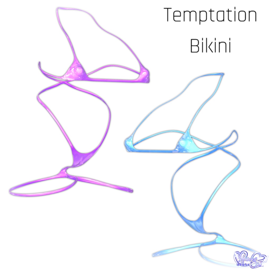 【セール中】 Temptation Bikini 誘惑ビキニ Modular Avatar Unitypackage