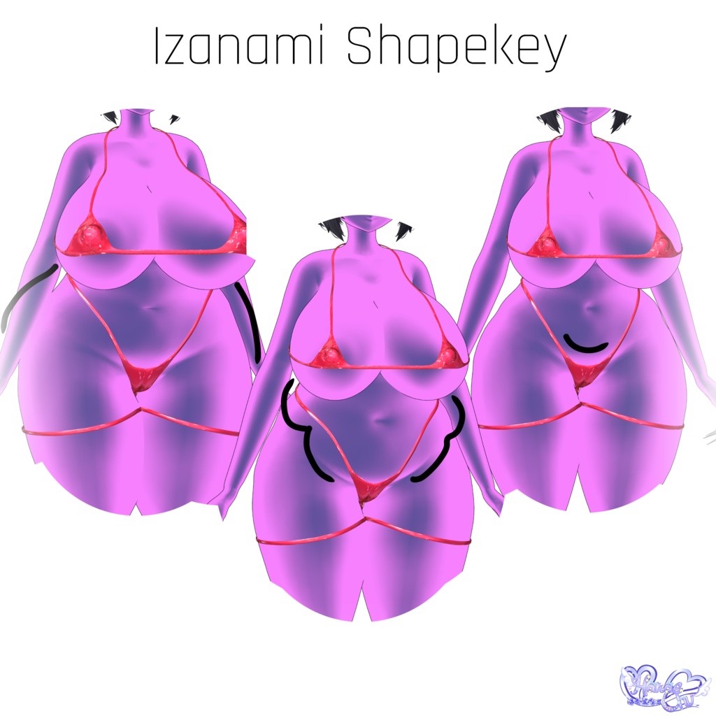 【セール中】 Temptation Bikini 誘惑ビキニ Modular Avatar Unitypackage