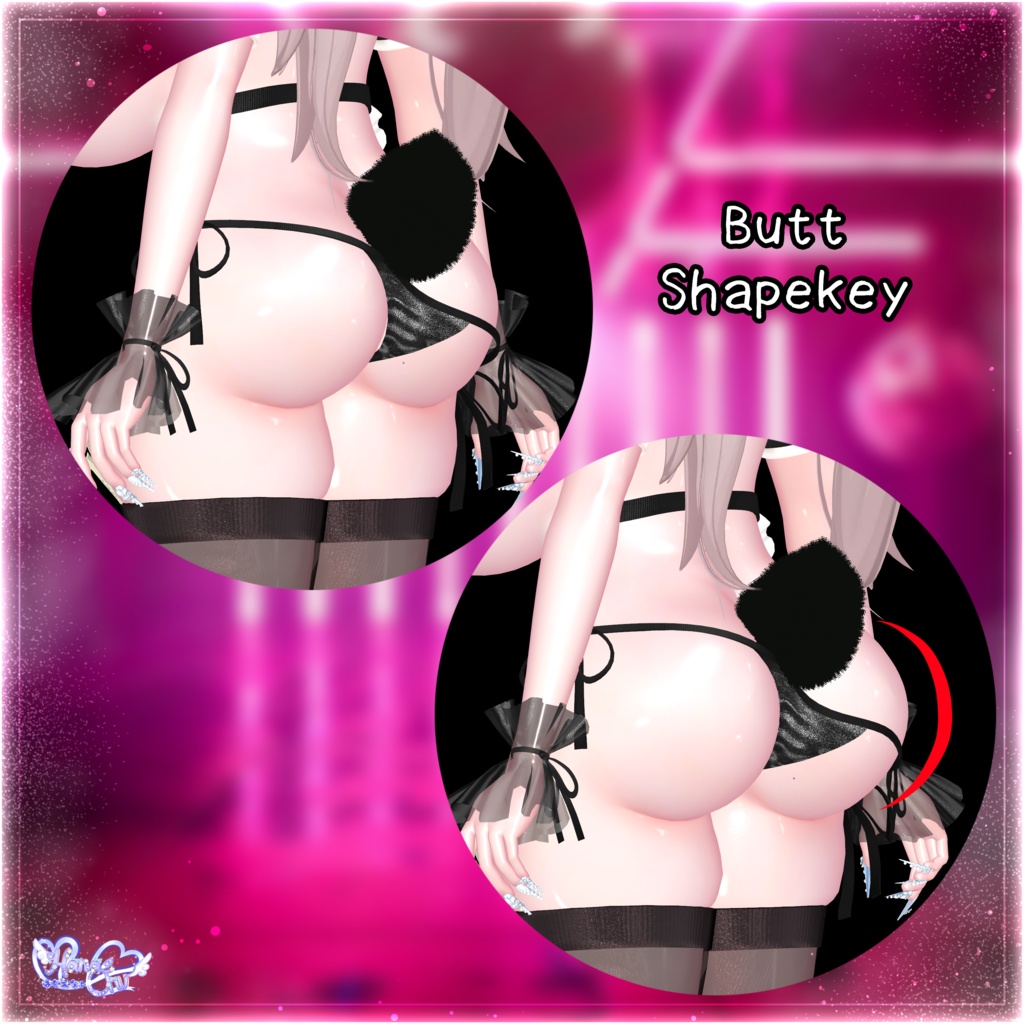 「伊邪那美2.0対応」Izanami Love Service Outfit 💖 ラブサービス衣装セット Modular Avatar Unitypackage