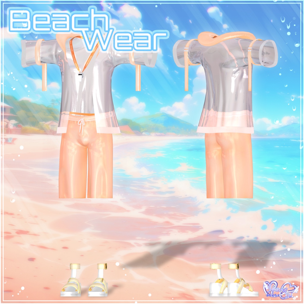 2026 Mens Beachwear メンズビーチウェア 🏖️3D Model Unitypackage Modular Avatar対応