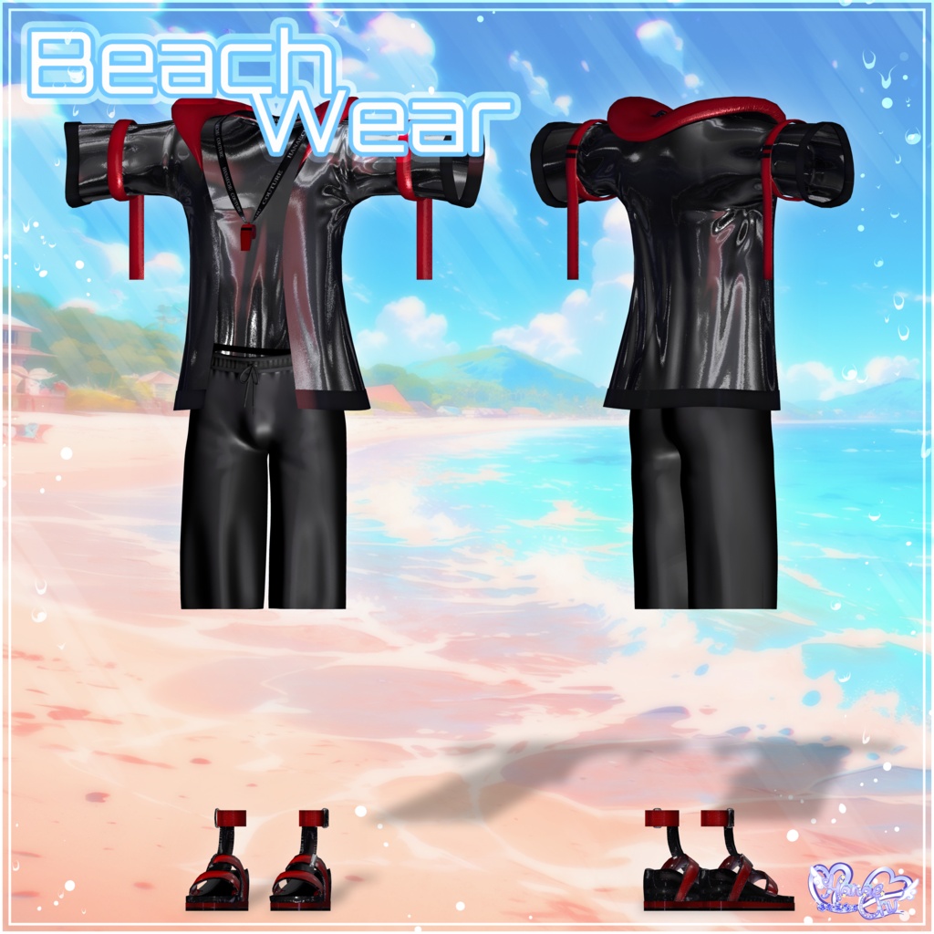 2026 Mens Beachwear メンズビーチウェア 🏖️3D Model Unitypackage Modular Avatar対応