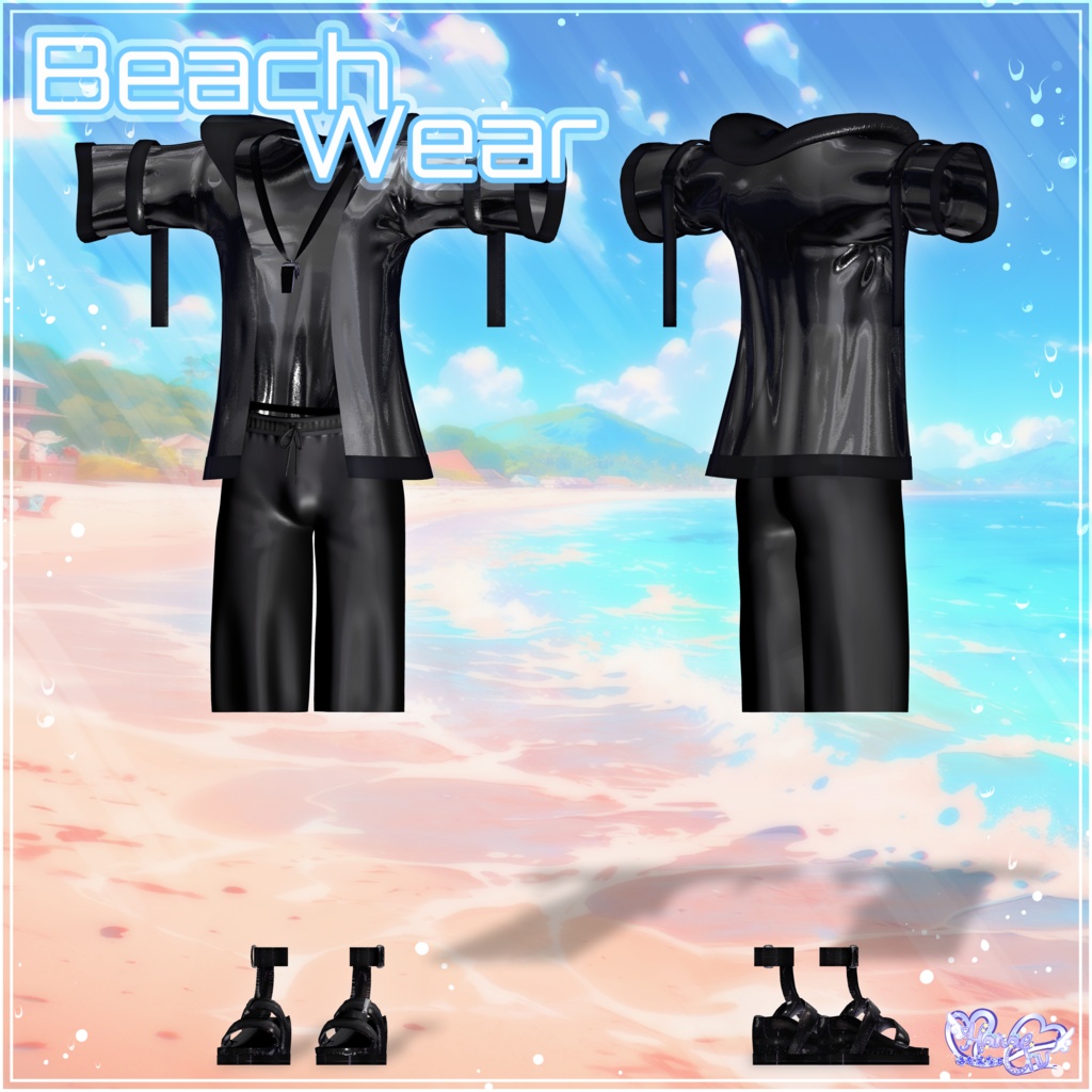 2026 Mens Beachwear メンズビーチウェア 🏖️3D Model Unitypackage Modular Avatar対応