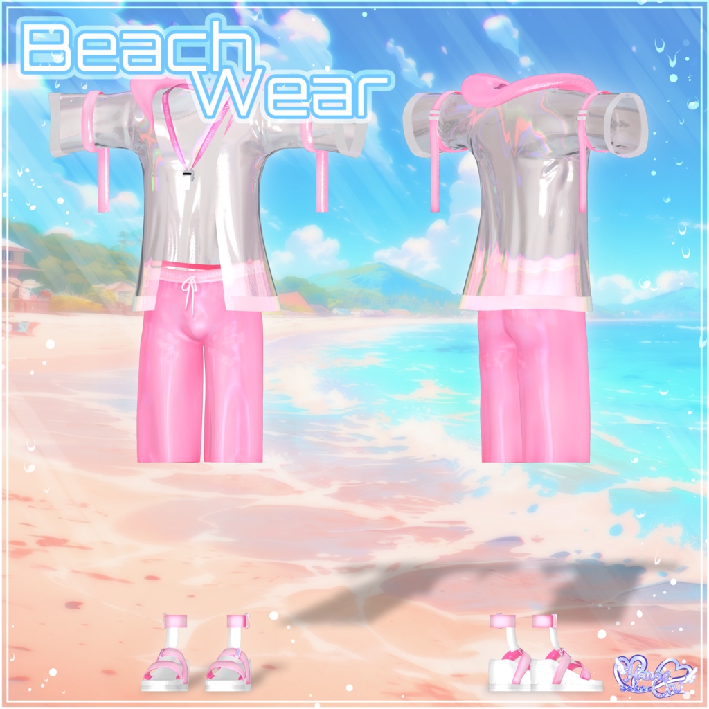 2026 Mens Beachwear メンズビーチウェア 🏖️3D Model Unitypackage Modular Avatar対応