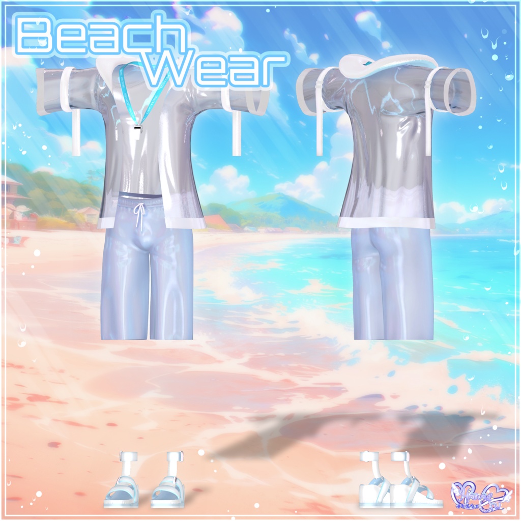 2026 Mens Beachwear メンズビーチウェア 🏖️3D Model Unitypackage Modular Avatar対応
