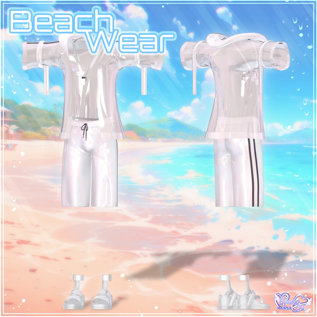 2026 Mens Beachwear メンズビーチウェア 🏖️3D Model Unitypackage Modular Avatar対応