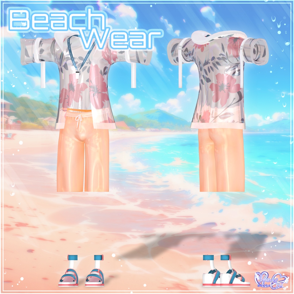 2026 Mens Beachwear メンズビーチウェア 🏖️3D Model Unitypackage Modular Avatar対応