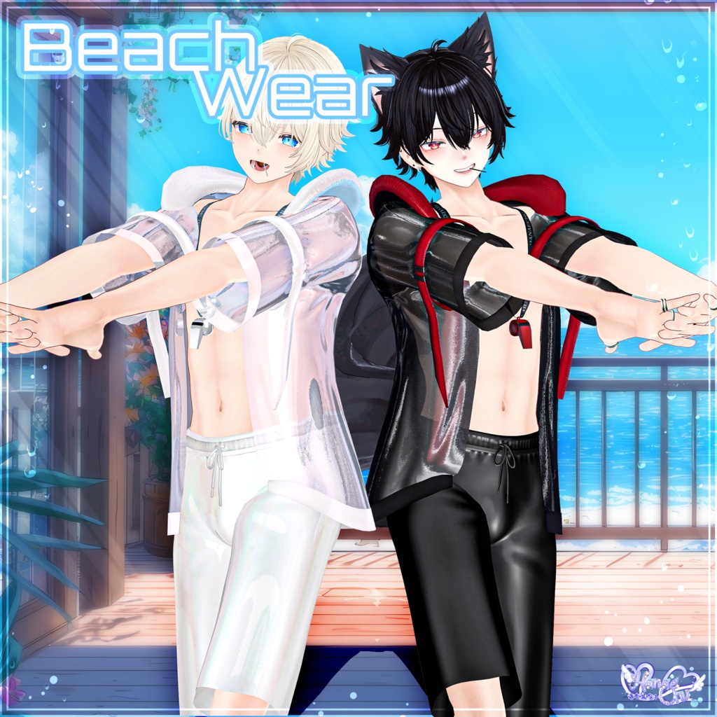 2026 Mens Beachwear メンズビーチウェア 🏖️3D Model Unitypackage Modular Avatar対応