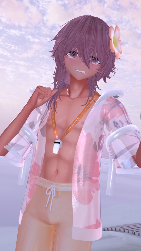 2026 Mens Beachwear メンズビーチウェア 🏖️3D Model Unitypackage Modular Avatar対応