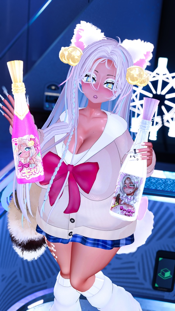 【VRChat World】Mini Champagne Gimmick 🍾 シャンパンギミック AudioLink対応