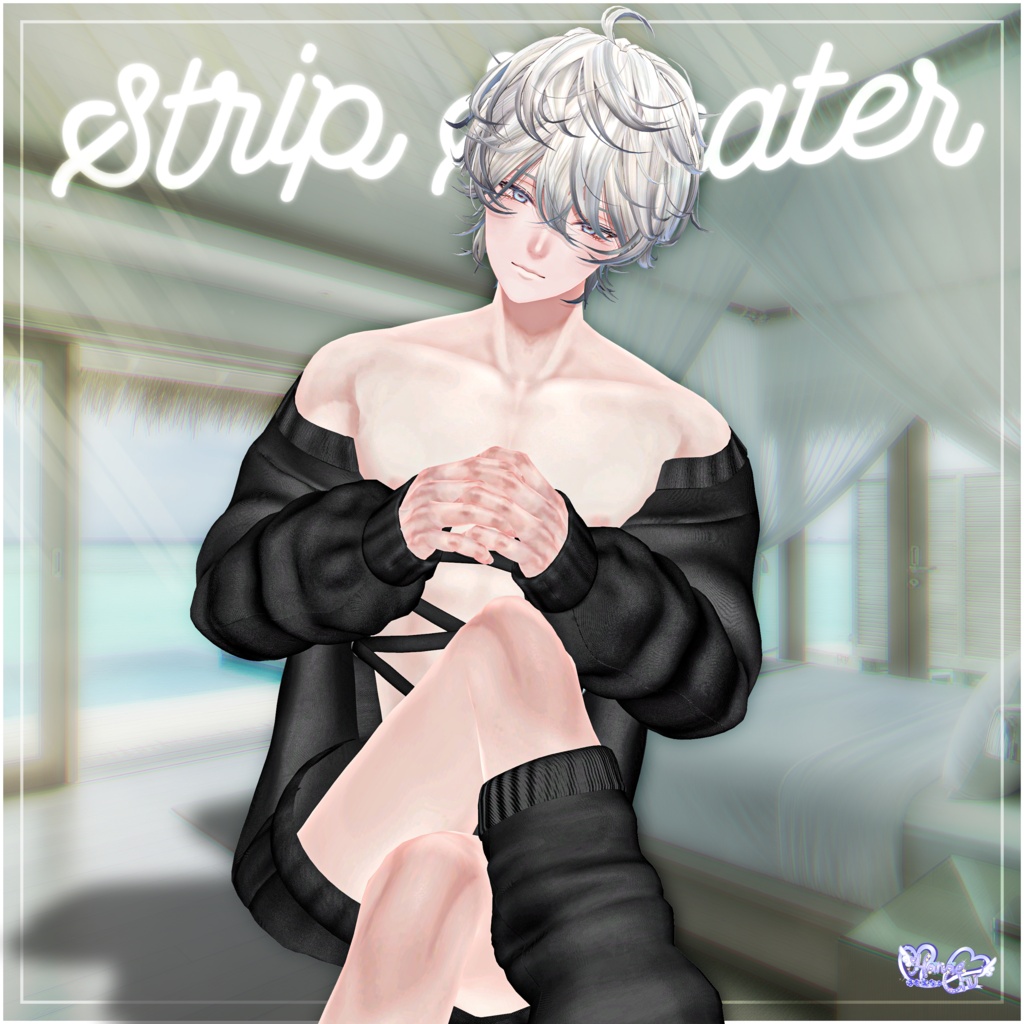 MENS STRIP SWEATER ストリップセーター