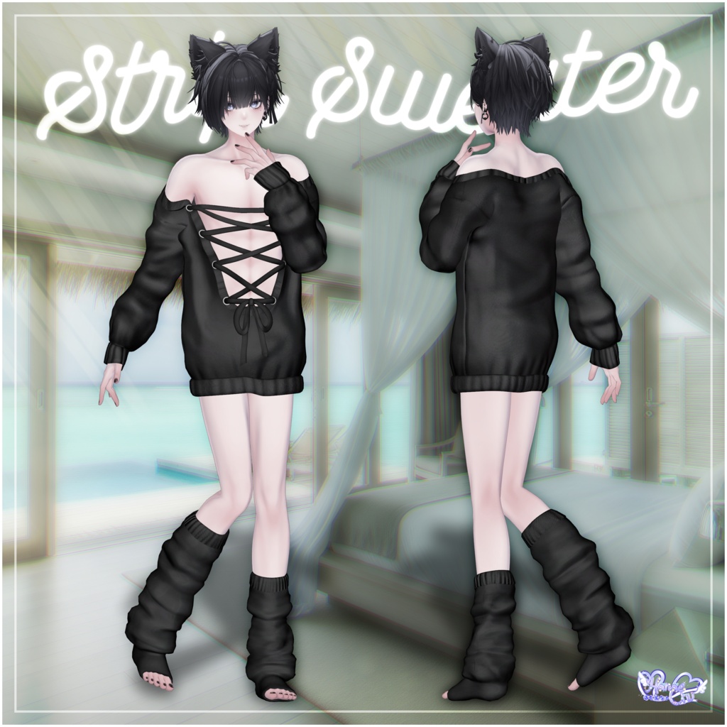 MENS STRIP SWEATER ストリップセーター