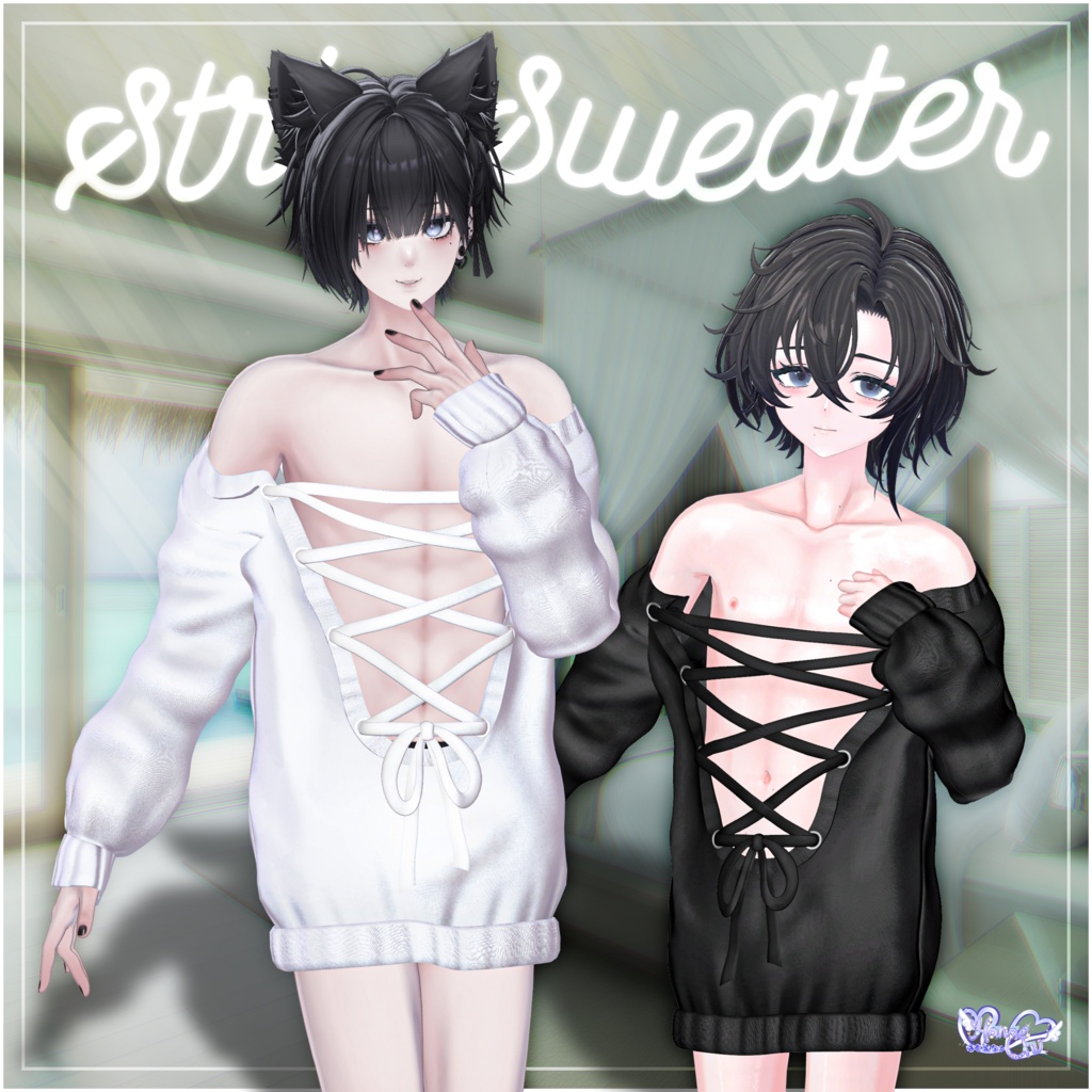 MENS STRIP SWEATER ストリップセーター