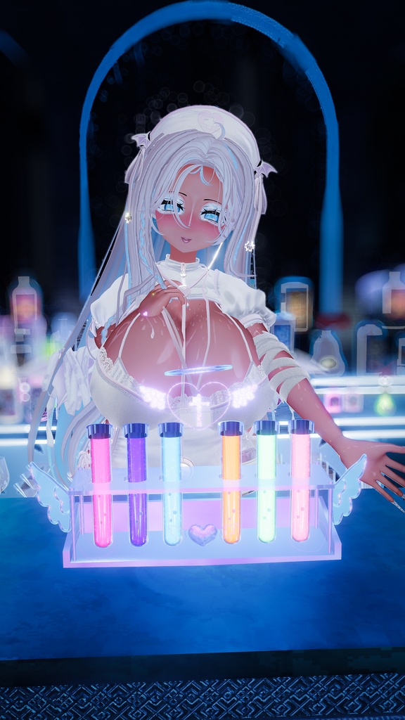【VRChat World】Test Tube Drink Shot Gimmick 試験管お酒のショットギミック