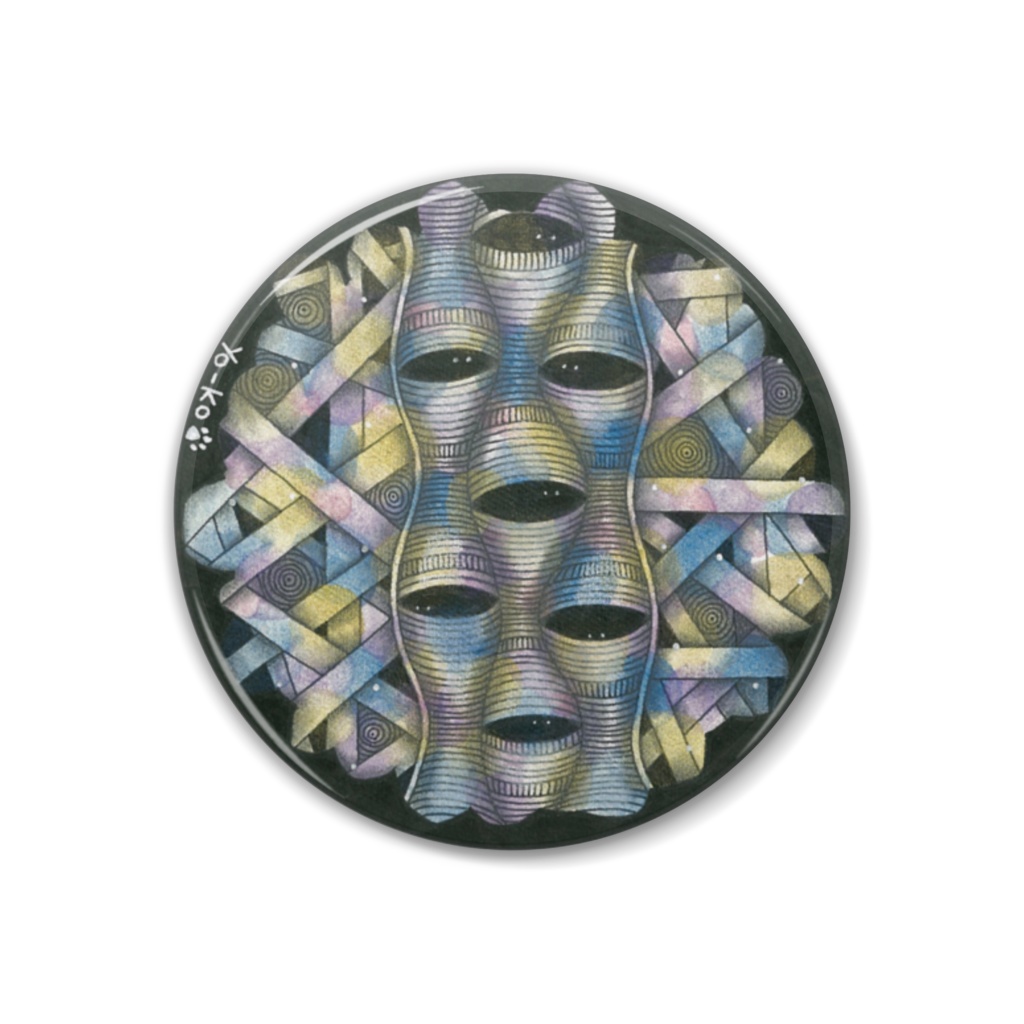 缶バッジ（黒）