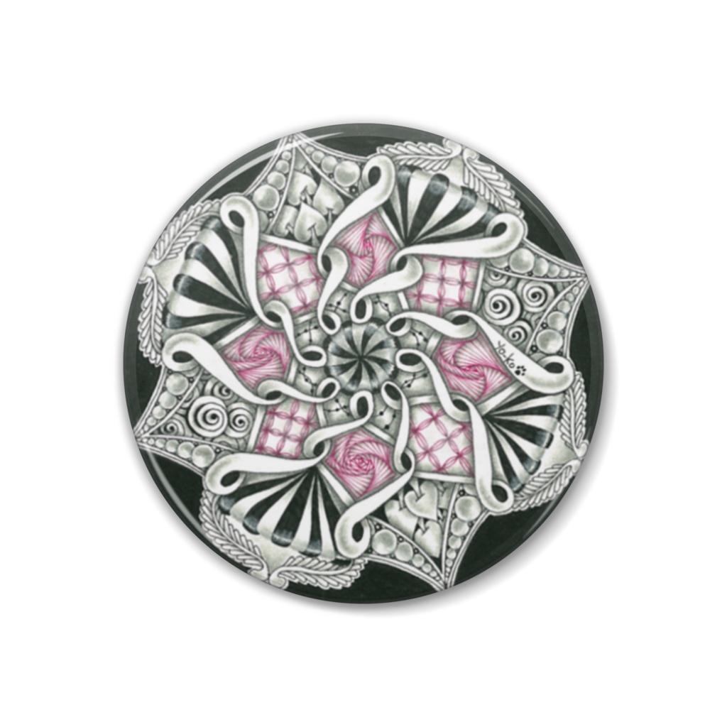 缶バッジ（黒）その２