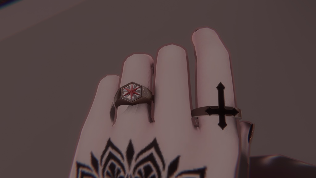 Gothic Rings Set