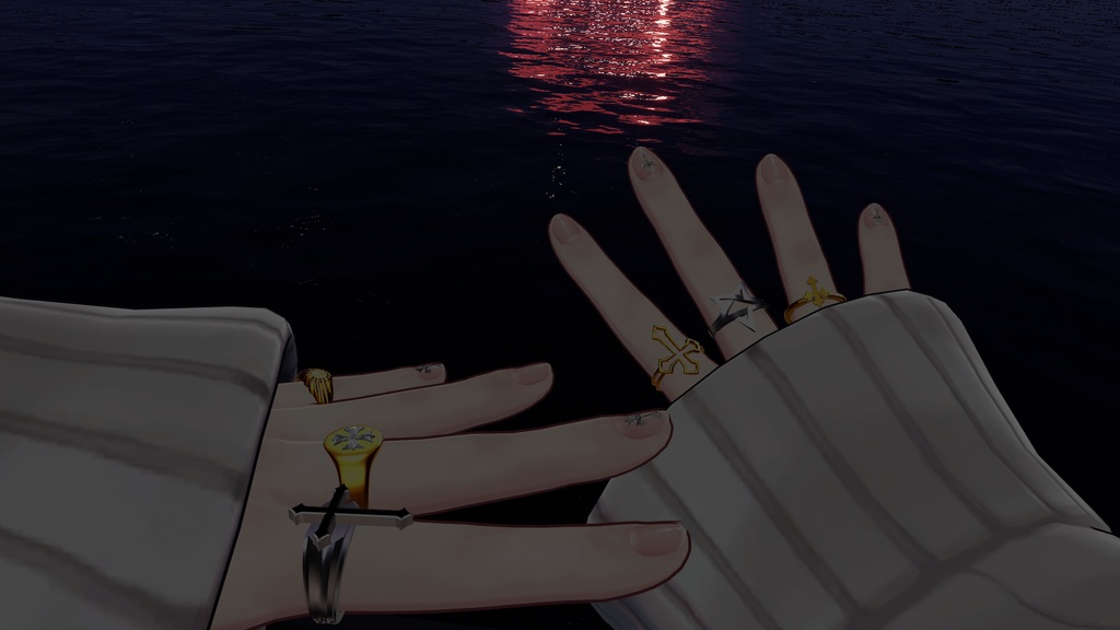 Gothic Rings Set - ゴシックリングセット