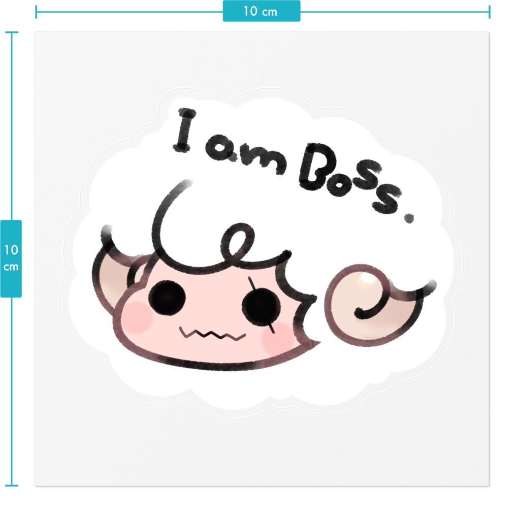 本田恋色BOSSクリアステッカー