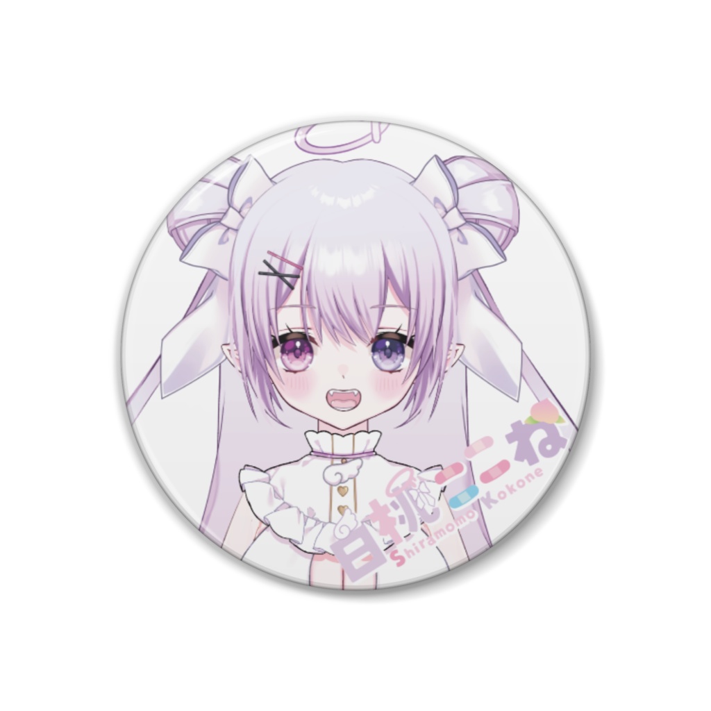 白桃ここね 缶バッジ(38mm)
