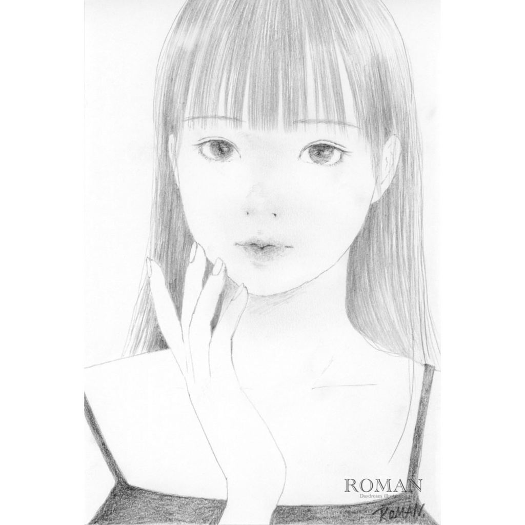 ハガキサイズドローイング#1