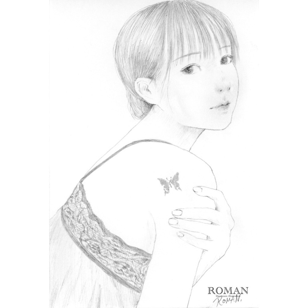 ハガキサイズドローイング#2