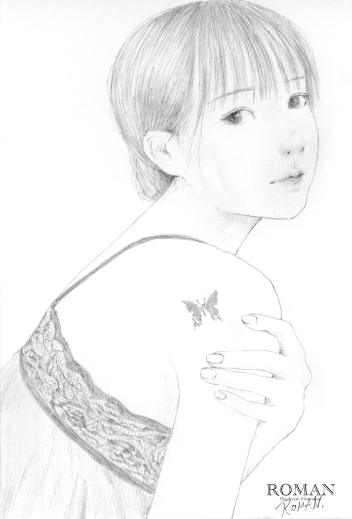 ハガキサイズドローイング#2