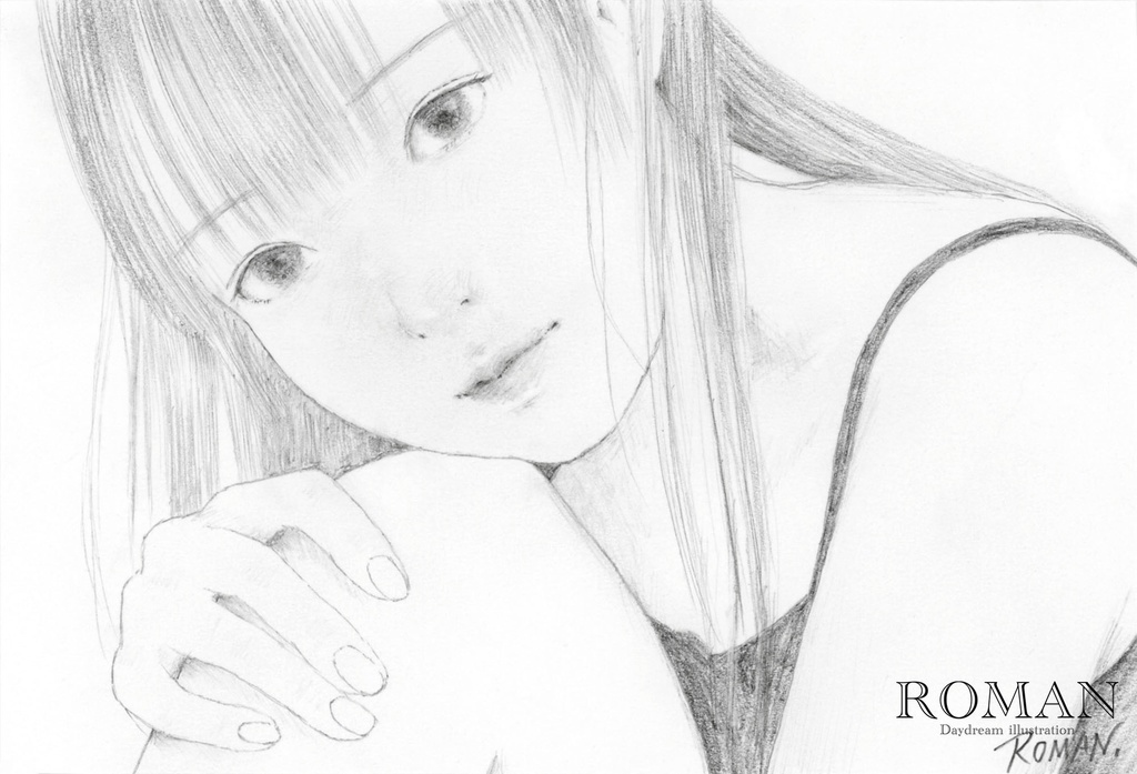 ハガキサイズドローイング#8